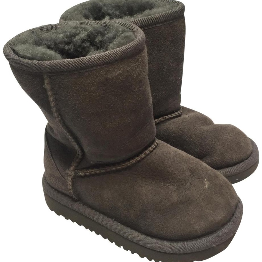 Toddler - Mini UGG Gray Boots Size: 8
